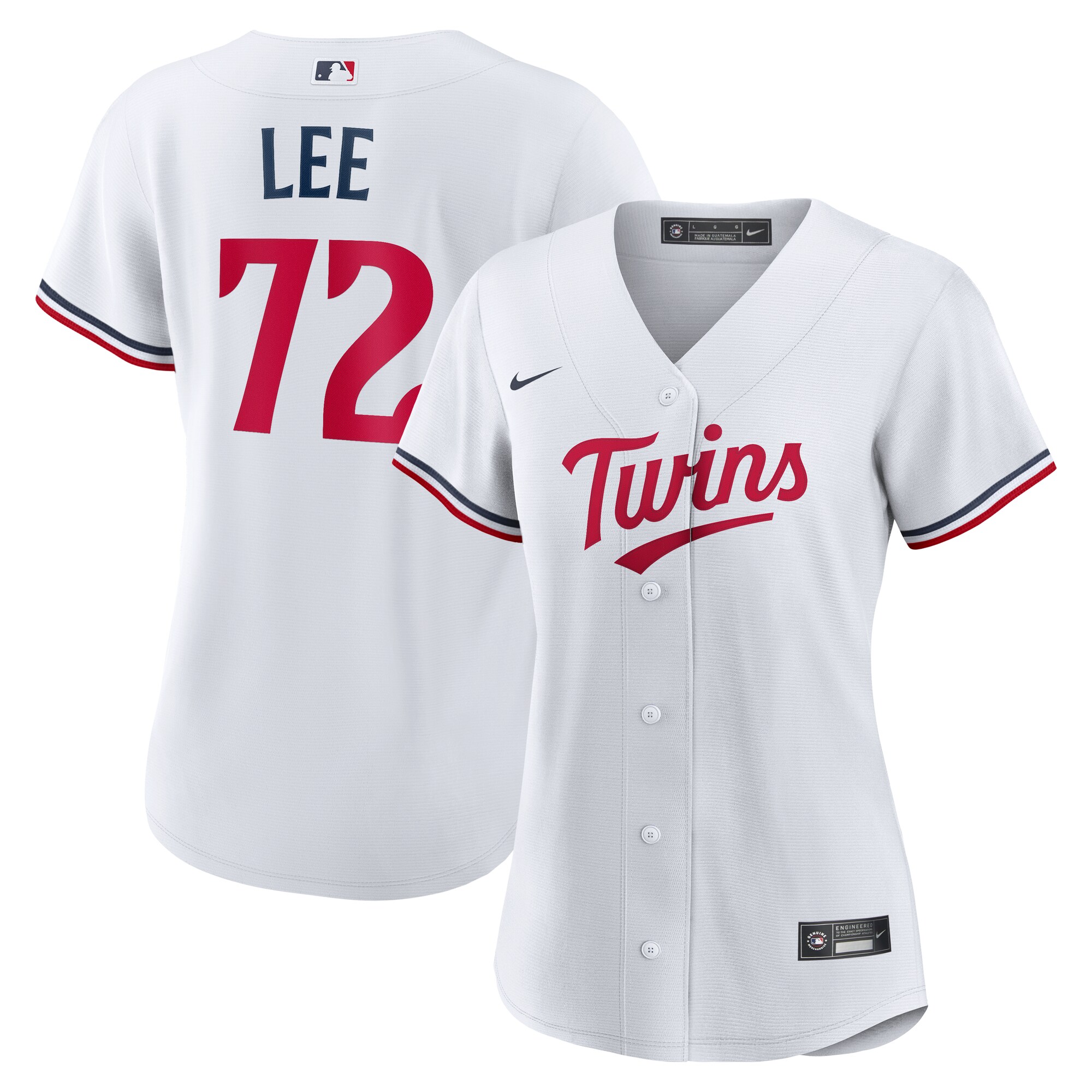 Women's Minnesota Twins Brooks Lee White Home Jersey
