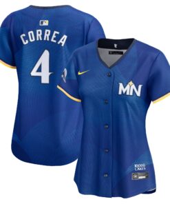 Women's Minnesota Twins Carlos Correa Royal 2024 City Connect Limited Jersey