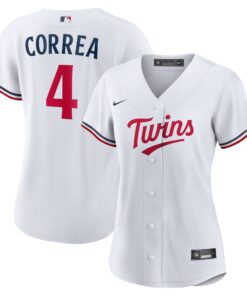 Women's Minnesota Twins Carlos Correa White Home Player Jersey