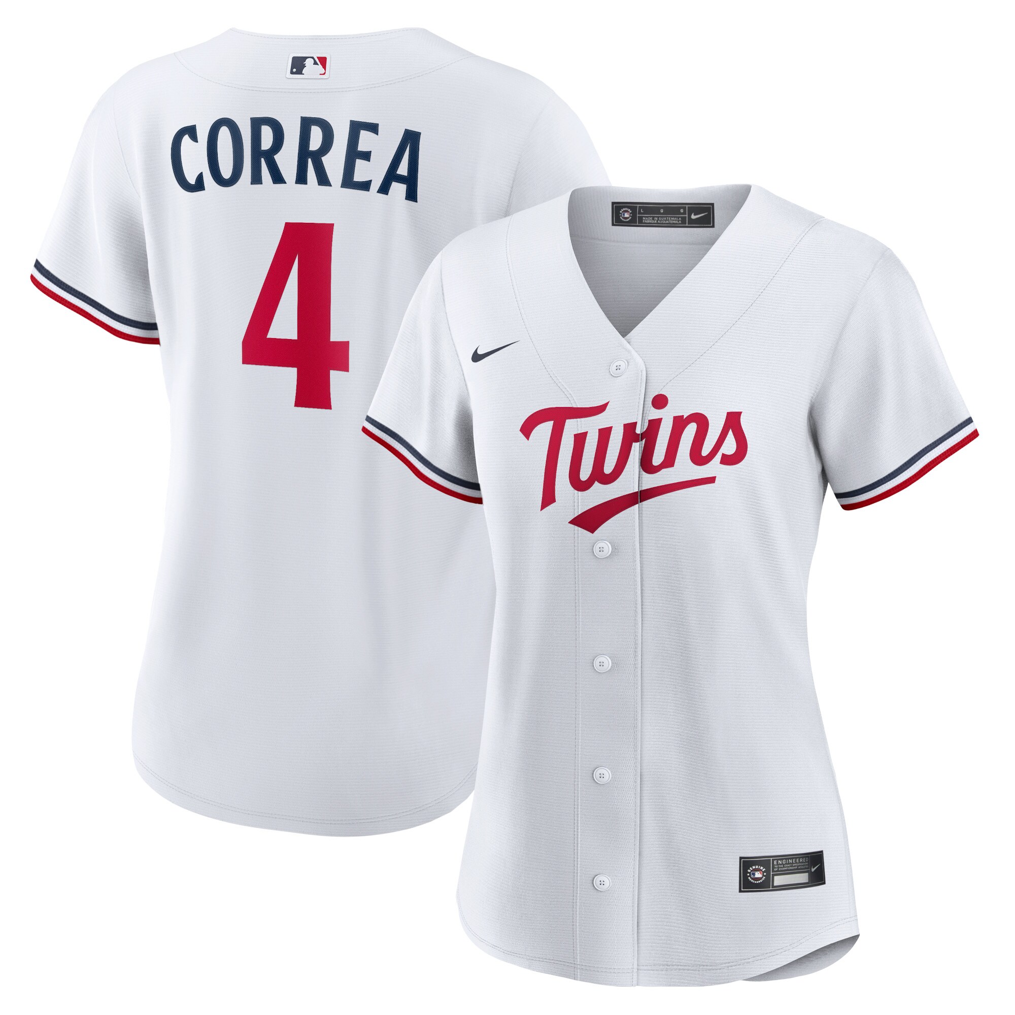 Women's Minnesota Twins Carlos Correa White Home Player Jersey