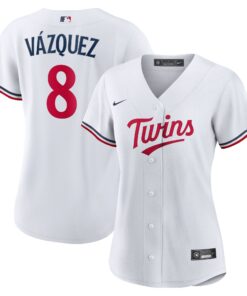 Women's Minnesota Twins Christian VÃ¡zquez White Home Jersey