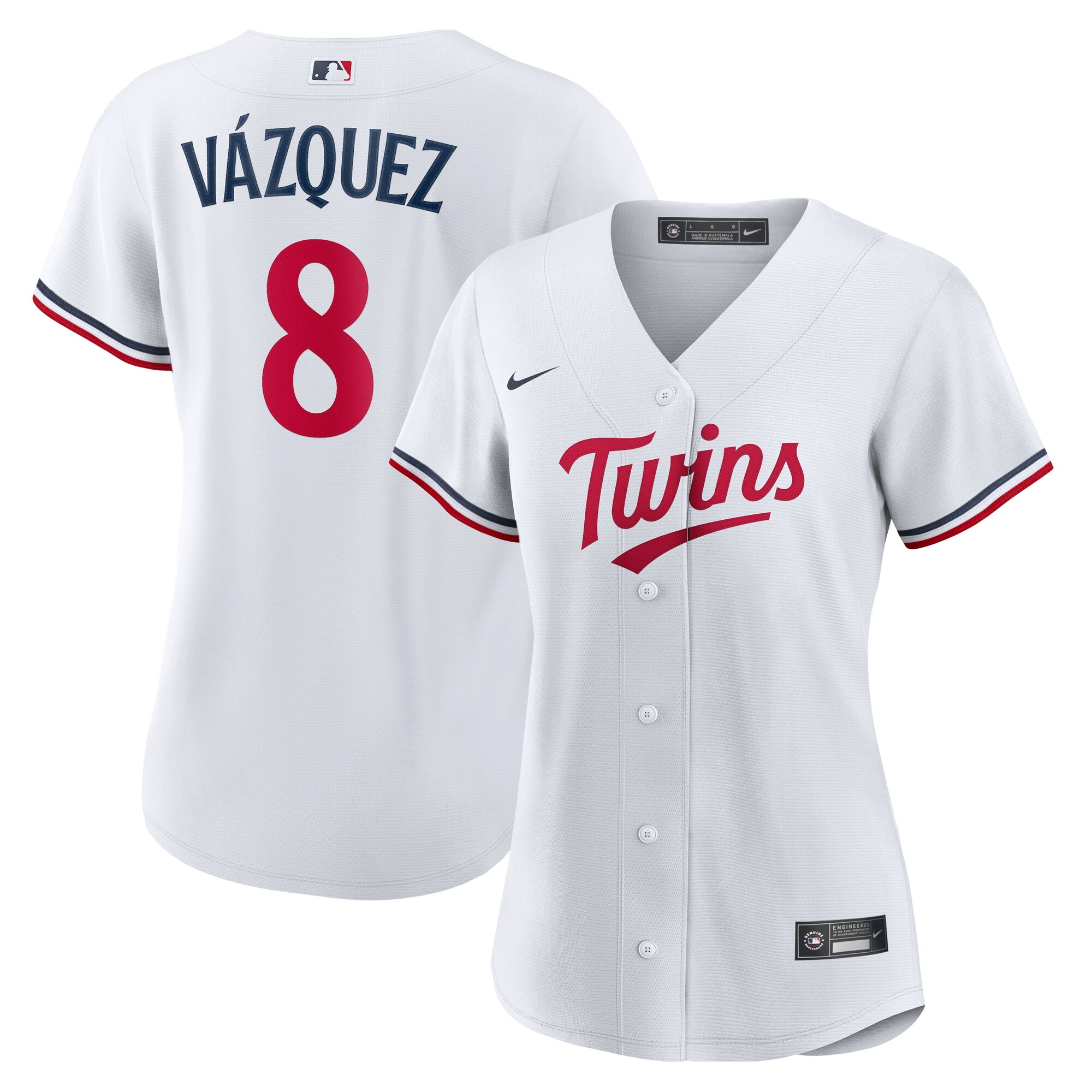 Women's Minnesota Twins Christian VÃ¡zquez White Home Jersey