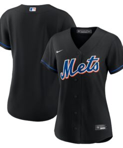 Women's New York Mets Black 2022 Alternate Team Jersey