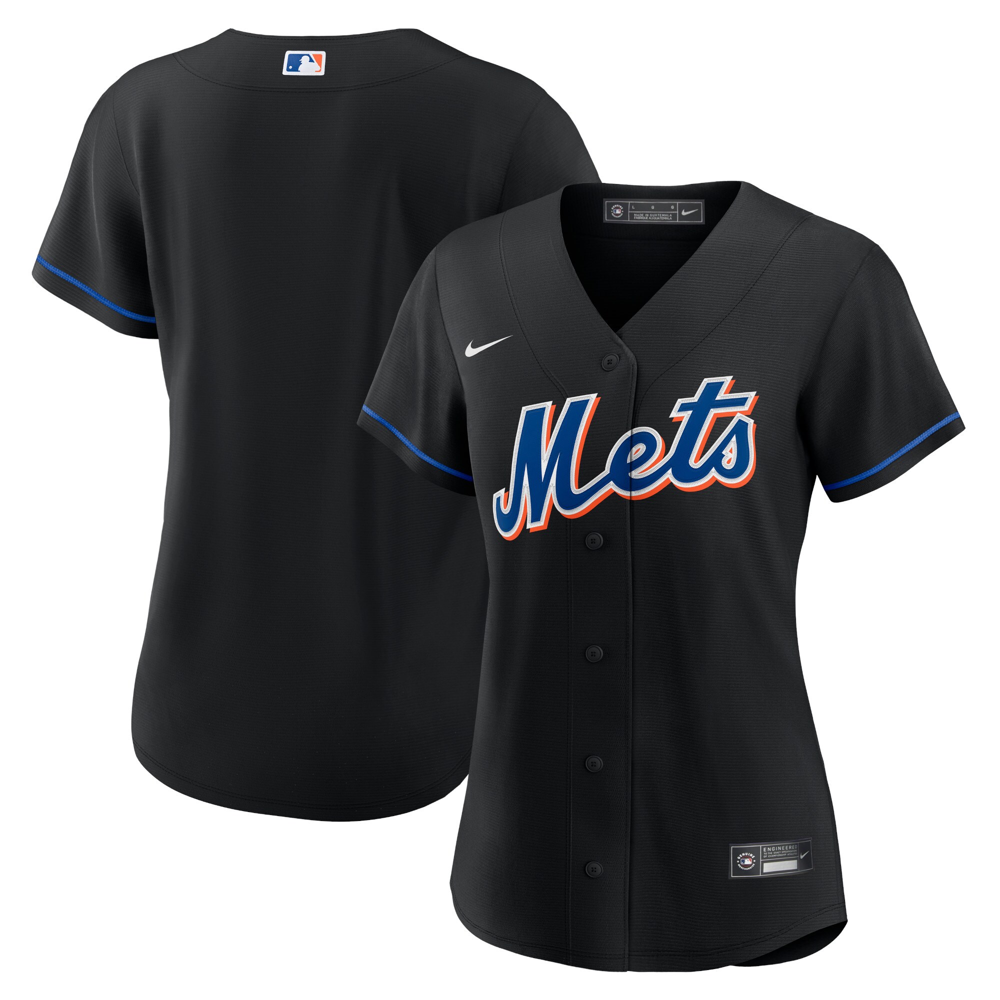 Women's New York Mets Black 2022 Alternate Team Jersey