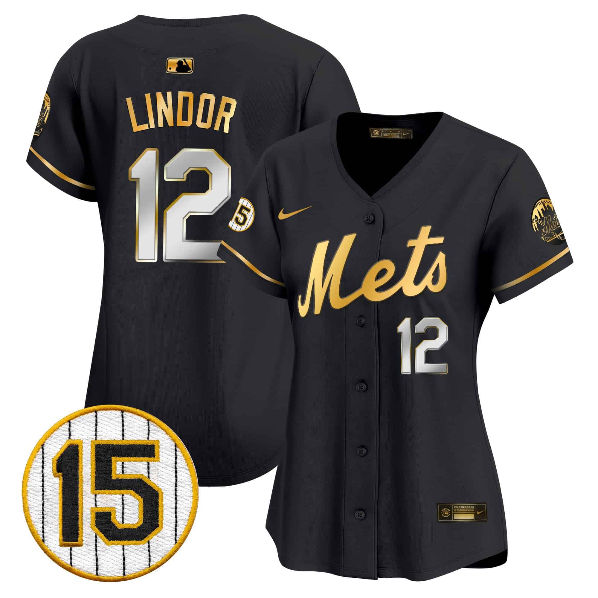 Women's New York Mets Jerry Grote Patch Vapor Premier Limited Jersey