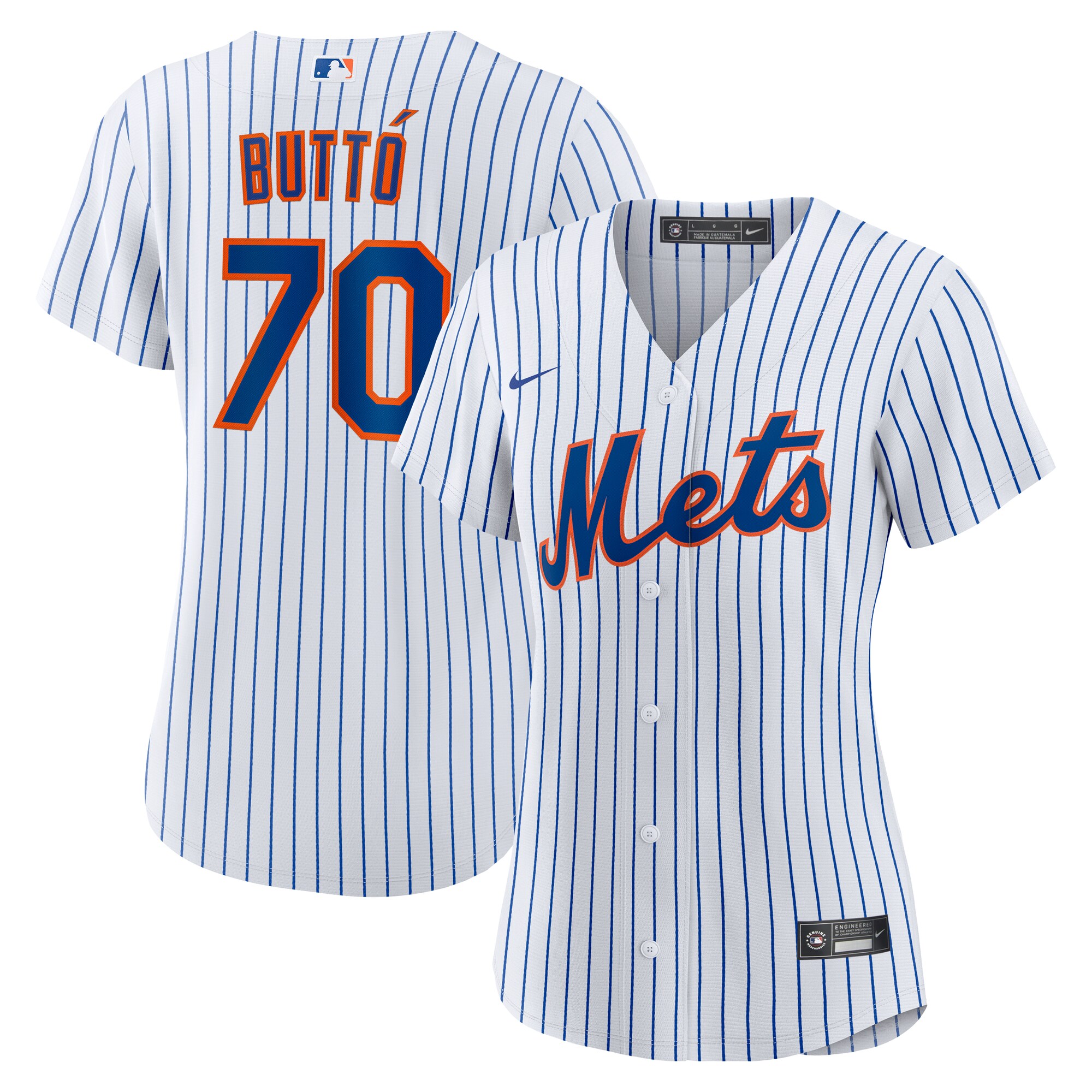 Women's New York Mets Jose Butto White Home Jersey