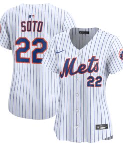 Women's New York Mets Juan Soto White Home Limited Player Jersey