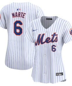 Women's New York Mets Starling Marte White Home Limited Player Jersey