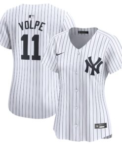 Women's New York Yankees Anthony Volpe White Home Limited Player Jersey