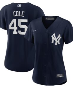 Women's New York Yankees Gerrit Cole Navy Alternate Player Jersey