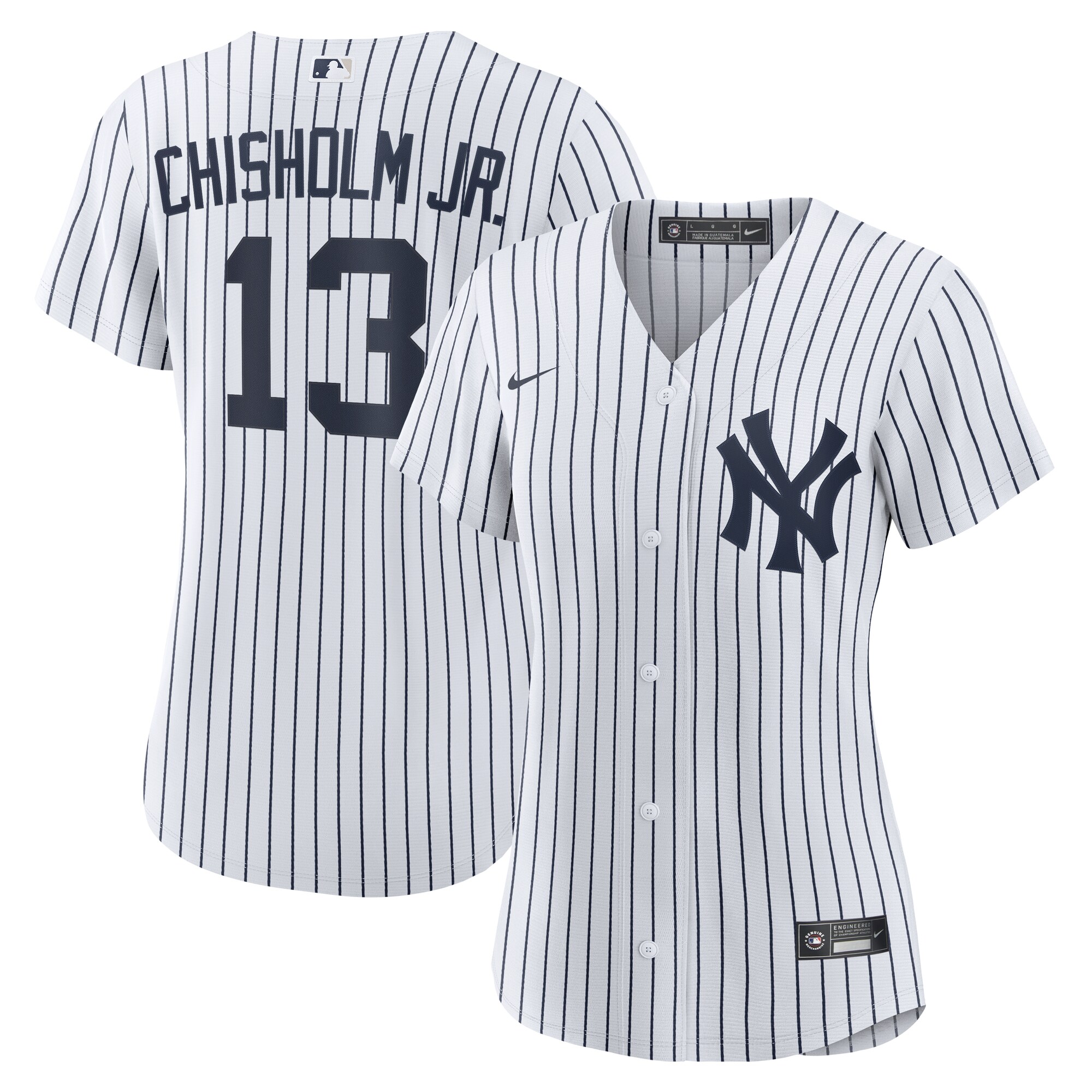 Women's New York Yankees Jazz Chisholm Jr. White Home Jersey