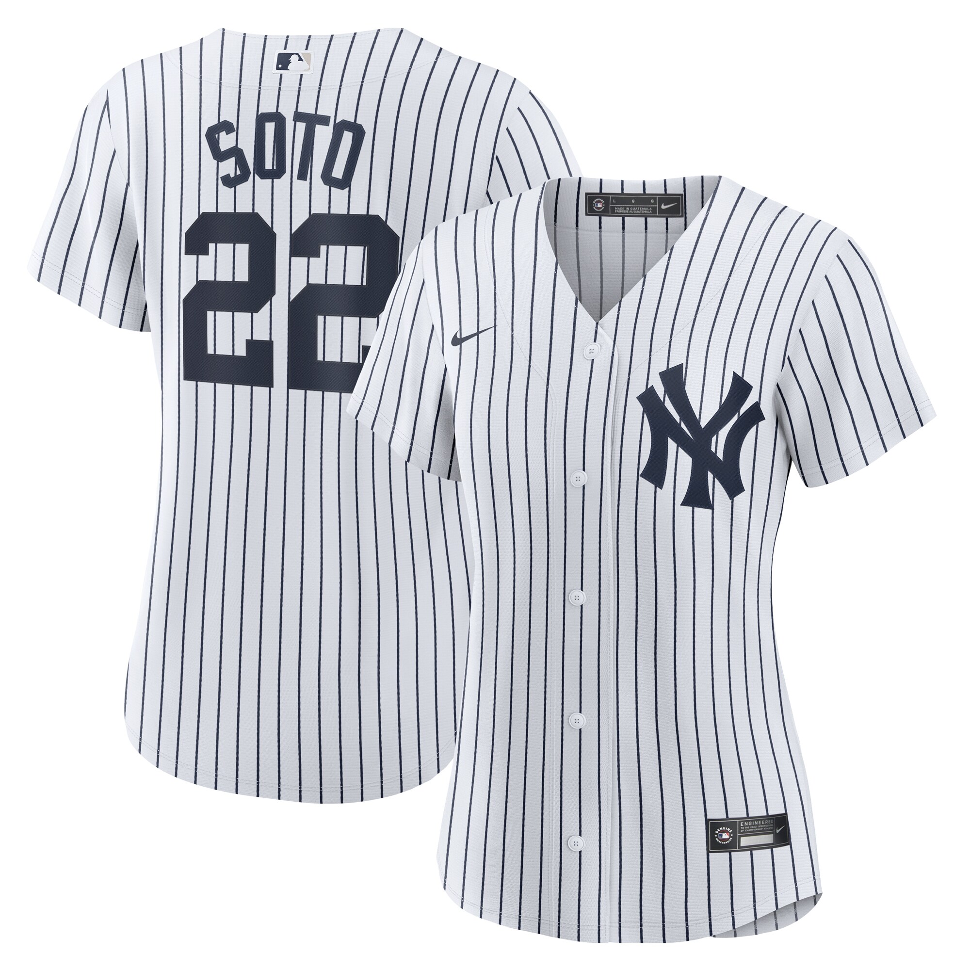 Women's New York Yankees Juan Soto White Home Player Jersey