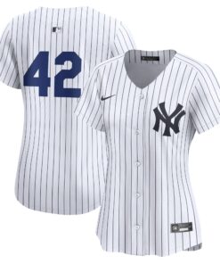 Women's New York Yankees White 2024 Jackie Robinson Day Home Limited Jersey