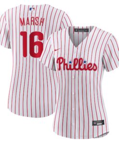 Women's Philadelphia Phillies Brandon Marsh White Home Jersey