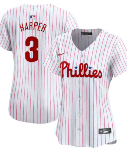 Women's Philadelphia Phillies Bryce Harper White Home Limited Player Jersey