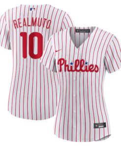 Women's Philadelphia Phillies J.T. Realmuto White Home Jersey