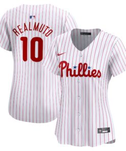 Women's Philadelphia Phillies J.T. Realmuto White Home Limited Player Jersey