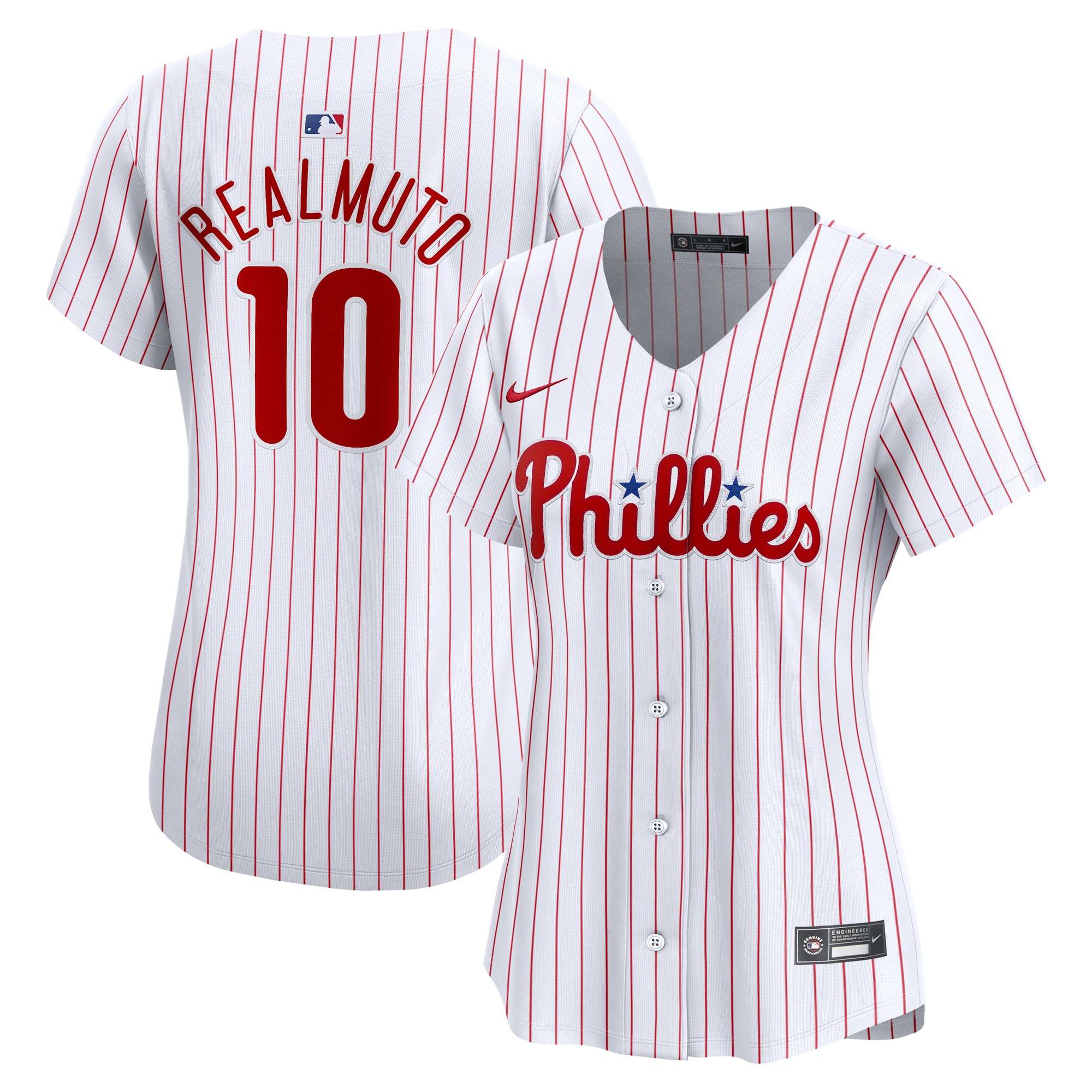Women's Philadelphia Phillies J.T. Realmuto White Home Limited Player Jersey