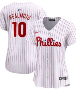 Women's Philadelphia Phillies J.T. Realmuto White Home Limited Player Jersey