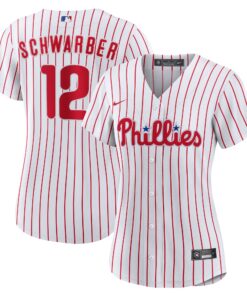 Women's Philadelphia Phillies Kyle Schwarber White Home Jersey