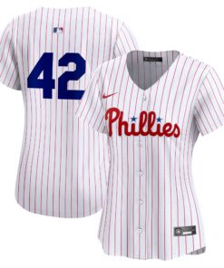 Women's Philadelphia Phillies White 2024 Jackie Robinson Day Home Limited Jersey