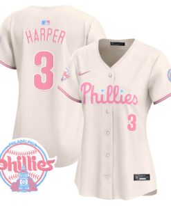 Women's Phillies Bubblegum Pink Vapor Premier Limited Jersey V2