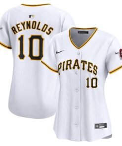 Women's Pittsburgh Pirates Bryan Reynolds White Home Limited Player Jersey