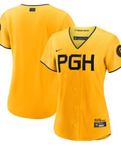 Women's Pittsburgh Pirates Gold City Connect Jersey