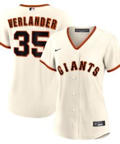 Women's San Francisco Giants Justin Verlander Cream Home Jersey