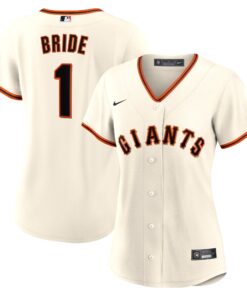 Women's San Francisco Giants White #1 Bride Home Jersey