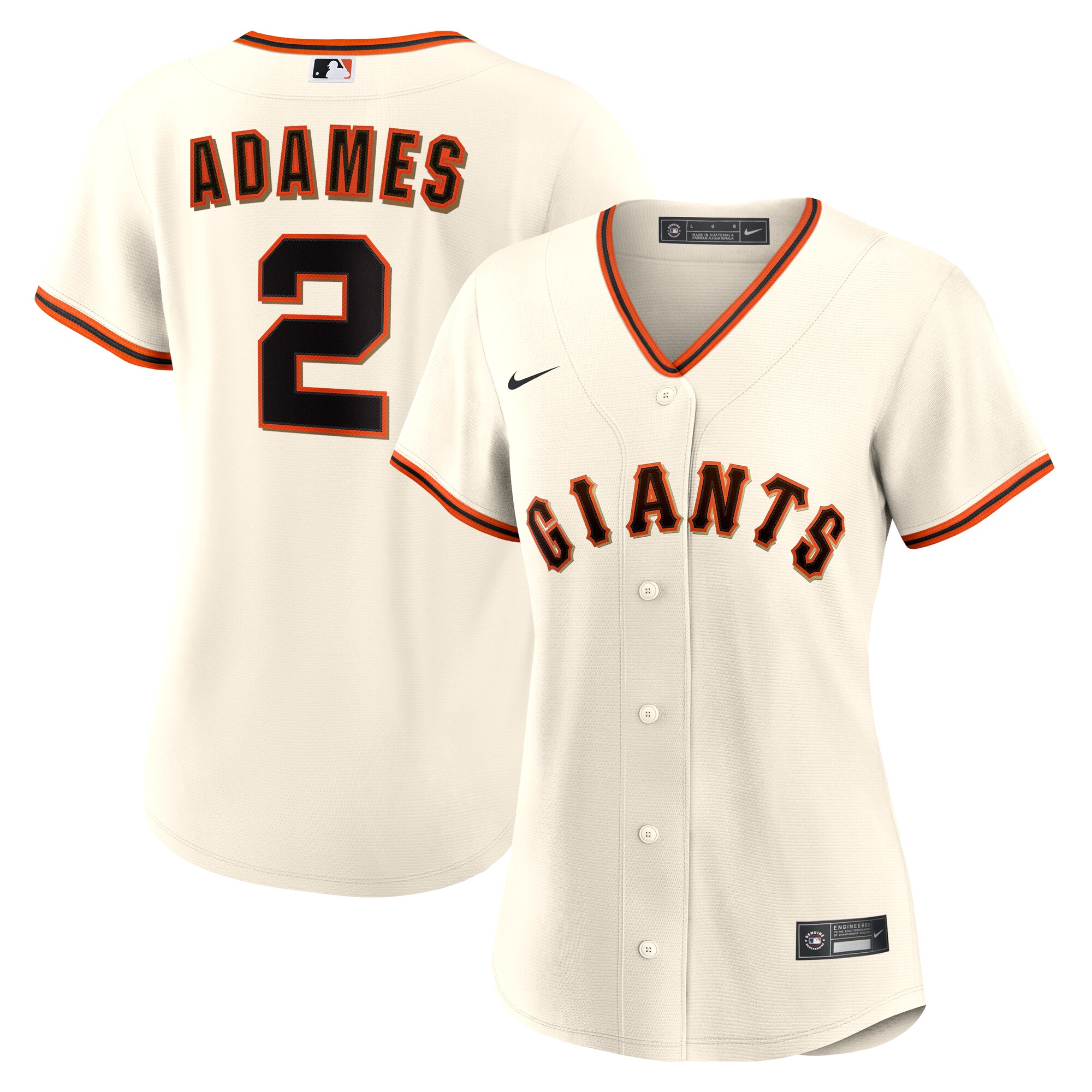 Women's San Francisco Giants Willy Adames Cream Home Jersey