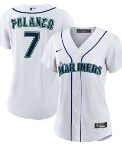 Women's Seattle Mariners Jorge Polanco White Home Jersey