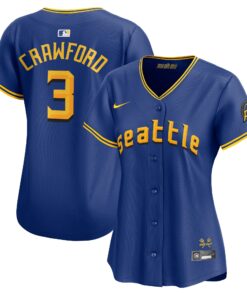 Women's Seattle Mariners J.P. Crawford Royal City Connect Limited Player Jersey