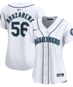 Women's Seattle Mariners Randy Arozarena White Home Limited Player Jersey