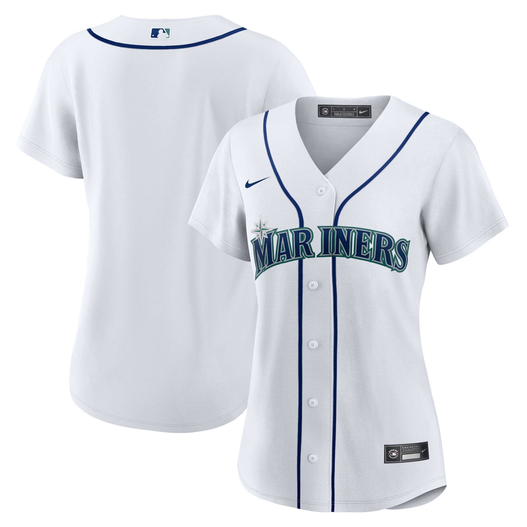 Women's Seattle Mariners White Home Team Jersey