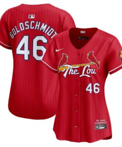 Women's St. Louis Cardinals Paul Goldschmidt Red 2024 City Connect Limited Player Jersey