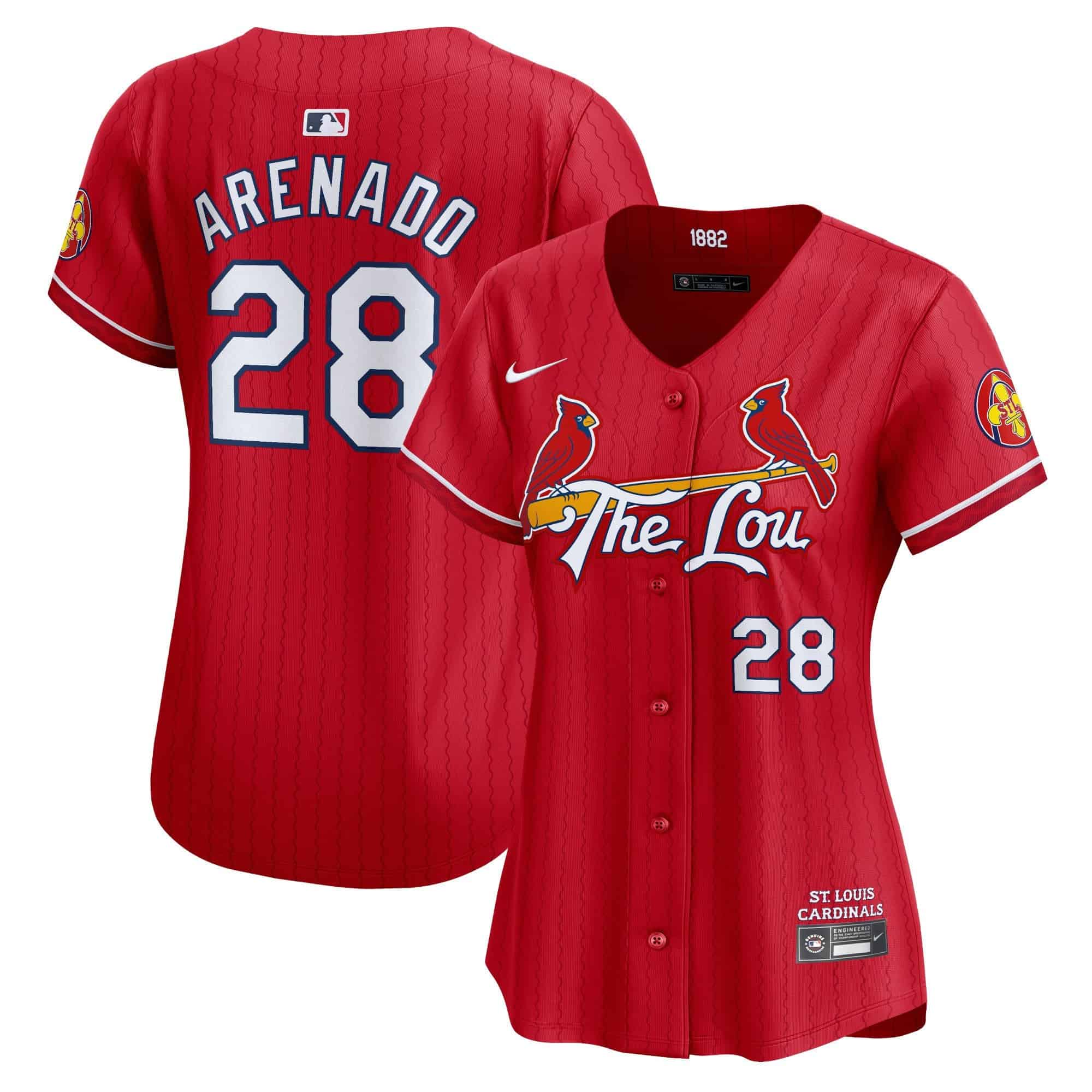 Women's St. Louis Cardinals Red 2024 City Connect Vapor Premier Limited Jersey