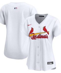 Women's St. Louis Cardinals White Home Limited Jersey