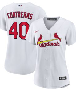 Women's St. Louis Cardinals Willson Contreras White Home Jersey