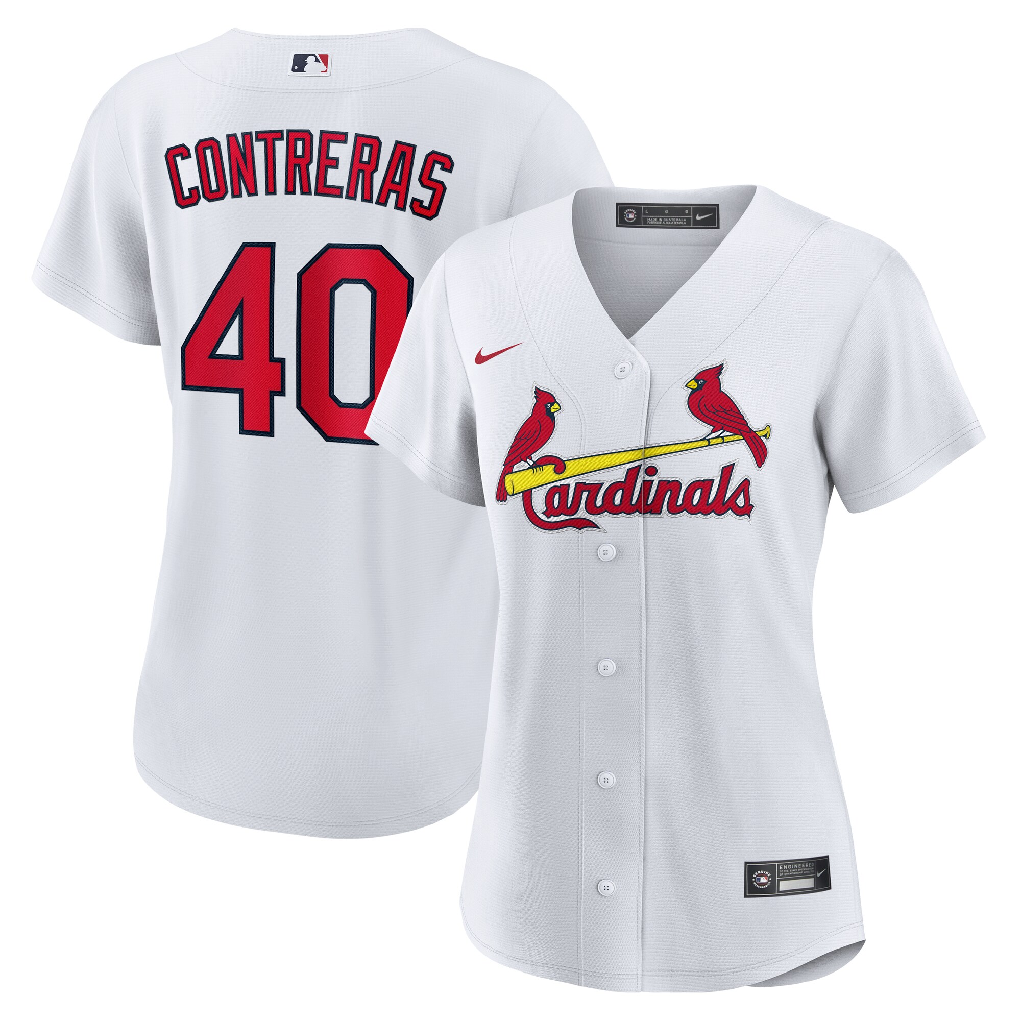 Women's St. Louis Cardinals Willson Contreras White Home Jersey