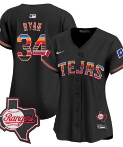 Women's Texas Rangers Mexico Texas Patch Vapor Premier Limited Jersey