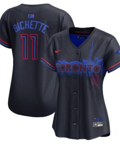 Women's Toronto Blue Jays Bo Bichette Navy 2024 City Connect Limited Player Jersey