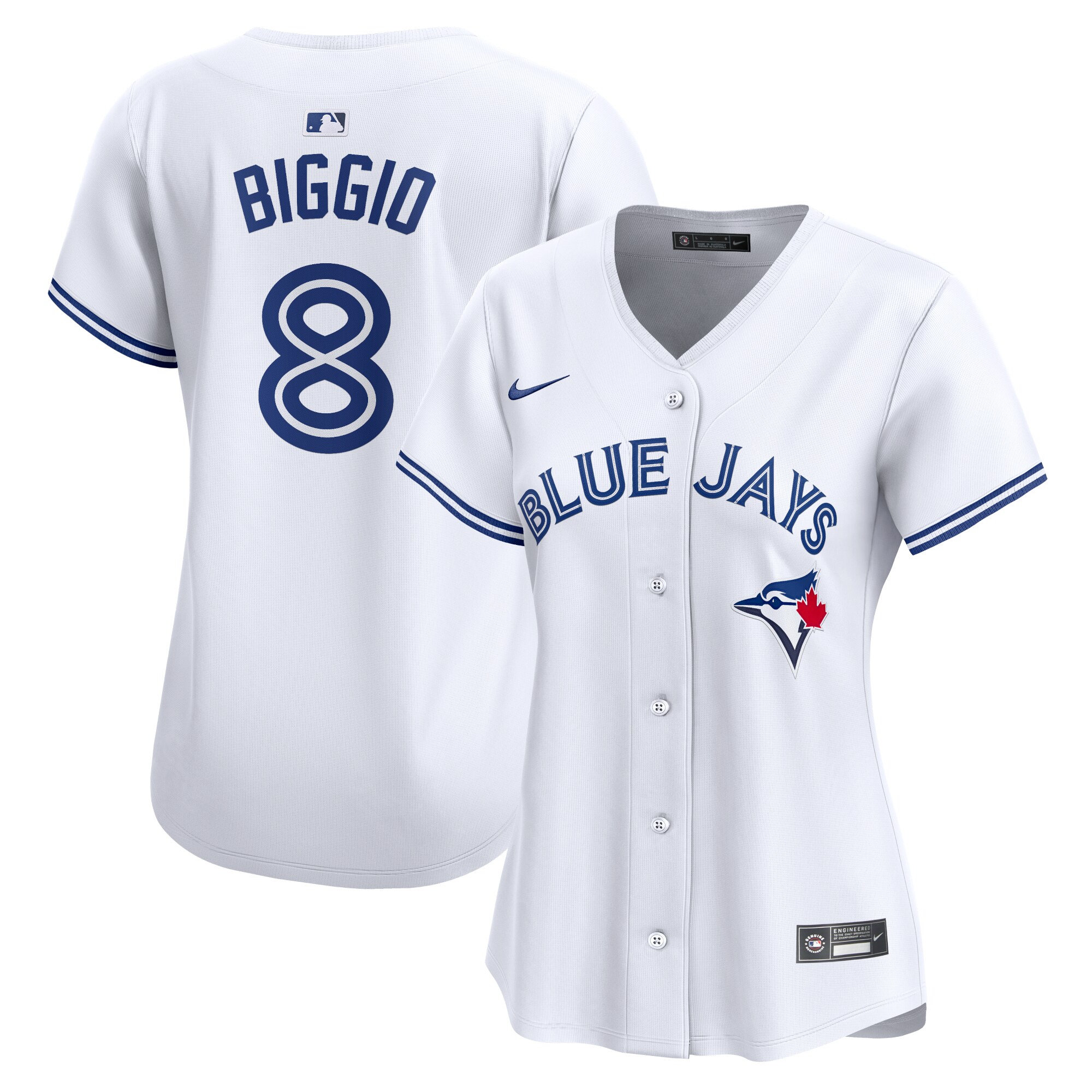 Women's Toronto Blue Jays Cavan Biggio White Home Limited Player Jersey