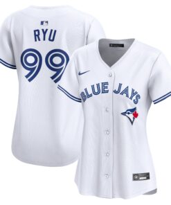 Women's Toronto Blue Jays Hyun Jin Ryu White Home Limited Player Jersey