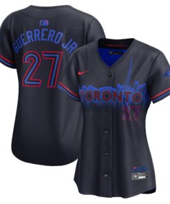 Women's Toronto Blue Jays Vladimir Guerrero Jr. Navy 2024 City Connect Limited Player Jersey