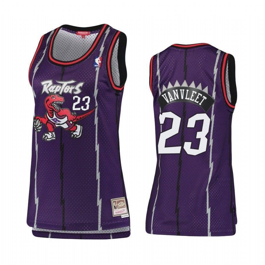 Women's Toronto Raptors Fred Vanvleet 23 Hardwood Classics Jersey - JS954