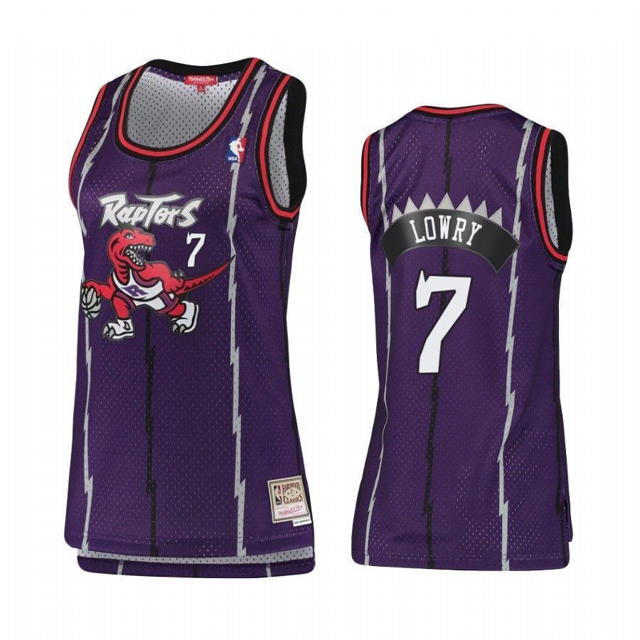 Women's Toronto Raptors Kyle Lowry 7 Hardwood Classics Jersey - JS970