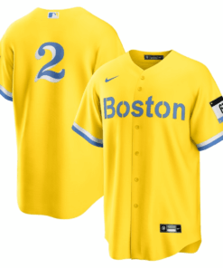 Xander Bogaerts 2 Boston Red Sox City Connect Jersey - Gold/Light Blue