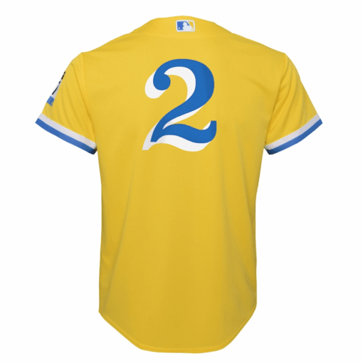Xander Bogaerts 2 Boston Red Sox Youth City Connect Jersey - Gold - Image 3