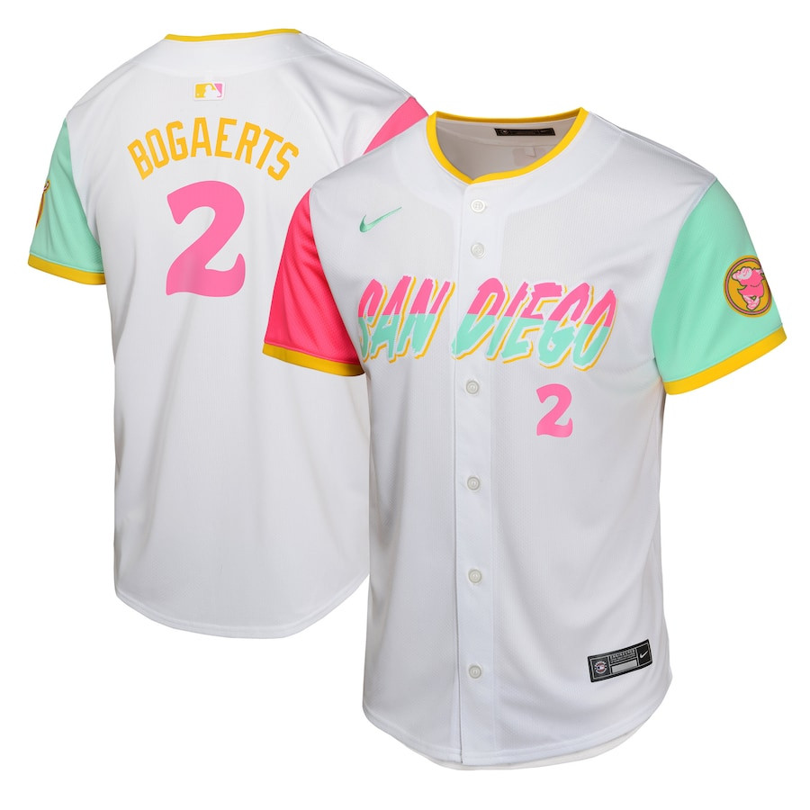 Xander Bogaerts 2 San Diego Padres City Connect Limited YOUTH Jersey - White